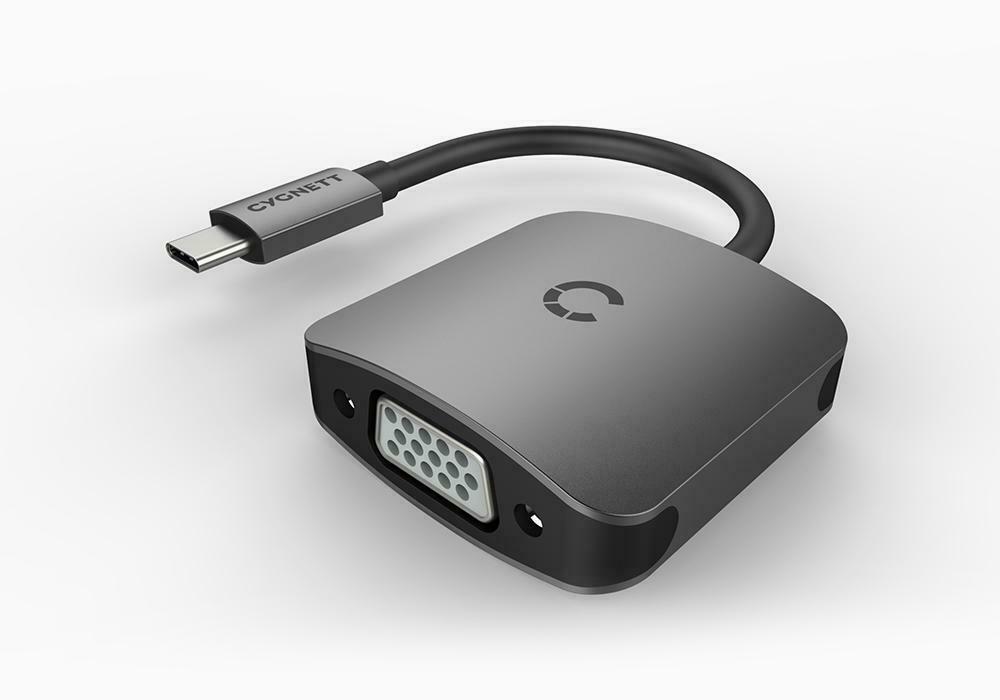 Cygnett, adapter USB-C na VGA, 10cm